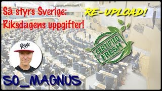 Reupload riksdagens sammansättning och uppgifter [upl. by Weidar692]