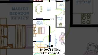 2060 house plan with vastu  1200 square feet house plan design  20x60 House design [upl. by Diley565]