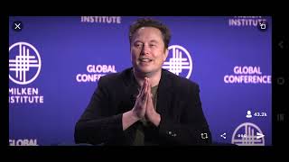 Elon Musk new interview at 2024 GLOBAL CONFERENCE Milken Institute 05062024 [upl. by Amehsyt]