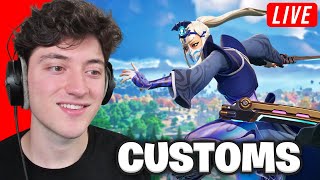 🔴LIVE  Fortnite Customs w LG Birdo [upl. by Taveda592]