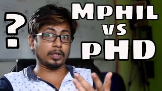 Mphil vs Phd in India [upl. by Oicnedurp]