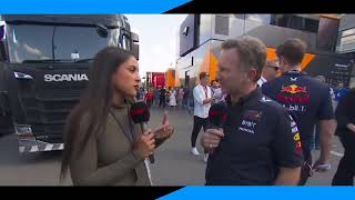 Christian Horners PostRace Interview on the disappointing race result at the Belgian Grand Prix [upl. by Eilyah]