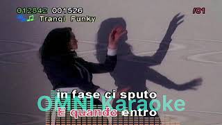 Tranqui Funky  Articolo 31 error lyrics CX912 Karaoke [upl. by Elorac]