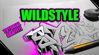 Como dibujar graffiti WILDSTYLE graffiti [upl. by Sibbie]