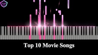 Top 10 Movie Songs  Piano Tutorial by Klaus Music [upl. by Annam340]