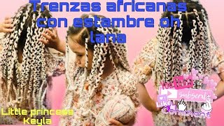 TRENZAS AFRICANAS PARA NIÑAS FÁCILES [upl. by Butta]