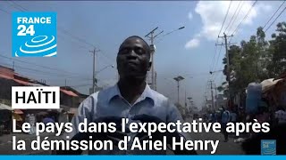 Haïti dans lexpectative après lannonce de la démission de son Premier ministre • FRANCE 24 [upl. by Neille945]