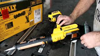 The Best Way To Caulk Dewalt 20v Electric Caulk Gun Adhesive Review [upl. by Pearse480]