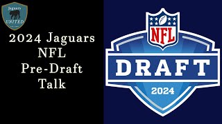 Jaguars United Live Show  Jags 2024 Pre Draft Show [upl. by Bulley]