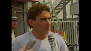 Senna German GP 1989 after Qualifying [upl. by Mit]