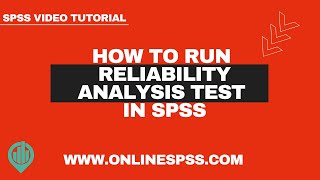 How to Run Reliability Analysis Test in SPSS  Explained Step by Step [upl. by Widera433]