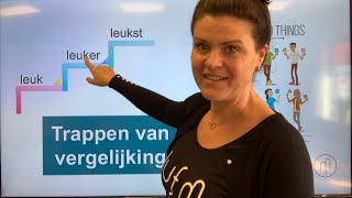 NT2 leuk leuker leukst comparatief superlatief trappen van vergelijking 🪜 de regels learndutch [upl. by Ikiv]