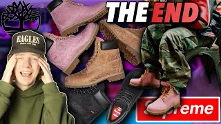 THE END of SupremeOne Last Drop Supreme Timberland [upl. by Alrats542]