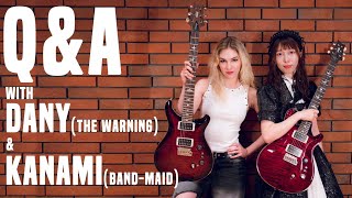 QampA with Dany The Warning amp Kanami BandMaid  PRS Guitars Japan [upl. by Dachia]