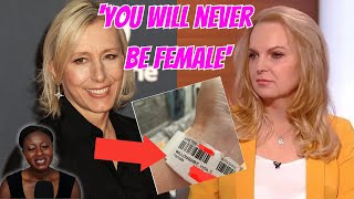 Martina Navratilova Responds to Delusional Trans Activist Who Claims to Be More Female [upl. by Lrigybab483]