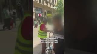 CAPTAN A NIÑOS portando armas blancas en el centro de Santiago  CHV Noticias Shorts [upl. by Joh866]