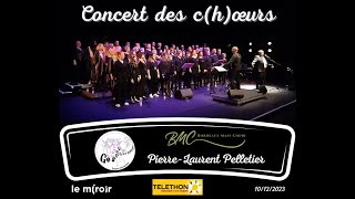 Téléthon 2023  Concert des choeurs  Io le canto per te [upl. by Kirsten143]