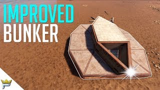 SUPER BUNKER BASE  LATEST OVERPOWERED VERSION  Rust Base Building 30 [upl. by Ysdnyl]