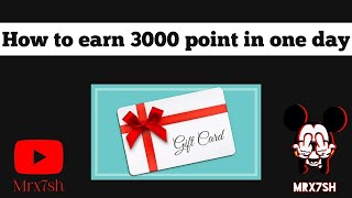 How to earn 3000 points in one daypointsprizes [upl. by Anole867]