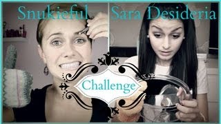 NO MIRROR MAKE UP CHALLENGE mal anders  mit Snu [upl. by Pace102]