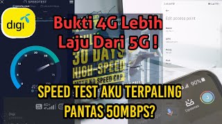 Digi APN 5G Setting  Digi RM35 Unlimited 3Mbps  Digi Speed Test [upl. by Dorette]