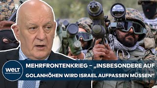 KRIEG IN NAHOST Zweite Front im Libanon quotDe facto führt Israel schon einen Mehrfrontenkriegquot [upl. by Fillbert339]