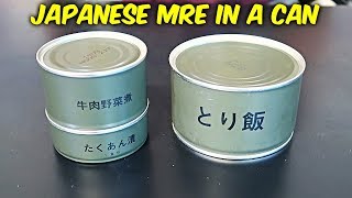 Japanese MRE in a Can [upl. by Annahsal]