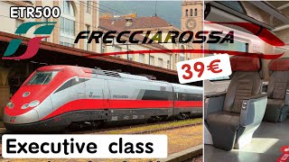 CHEAPEST luxury first class on bullet train  Frecciarossa executive class review  Rome to Florence [upl. by Sherard853]