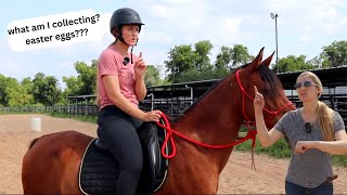 your FIRST Horse Back Riding lesson be like 😂 [upl. by Brie]