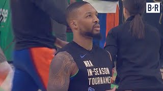 Damian Lillard Joins Inside the NBA Before Bucks vs Knicks Quarterfinals [upl. by Redep]