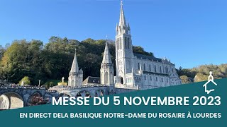 🔴 EN DIRECT  Messe du 5 novembre 2023 – Le Jour du Seigneur [upl. by Enair447]