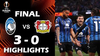 Atalanta gegen Bayer 04 Leverkusen 30 Höhepunkte und Tore  FINALE  UEFA Europa League 202324 [upl. by Jordanna544]