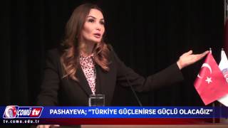 Azerbaycan Milletvekili Pashayeva quotTürkiye Güçlenirse Güçlü Olacağızquot [upl. by Fulks]