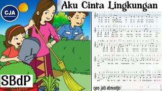 Lirik Lagu Aku Cinta Lingkungan Ciptaan Ully Hary Rusady SDMI Kelas 4 Tema 9 [upl. by Settera]