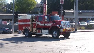 LAFD Engine 82C Responding [upl. by Waers]