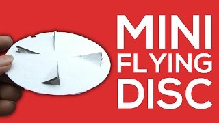 Flying Disc  Make A Mini Flying Disc [upl. by Noneek765]