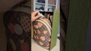 Gucci GG Supreme Canvas Le Pomme Apple Heart Backpack pocketsgucciloverguccibackpack [upl. by Ahsenet]