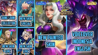 MLBB BIG UPDATE  GROCK NEW SKIN SPECIAL HARITH COLLECTOR REVAMPED HELCURT LOLITA EPIC [upl. by Kciredor924]