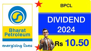 Bharat Petroleum Dividend 2024  BPCL Dividend 2024  BPCL Share Latest News [upl. by Ettenawtna506]