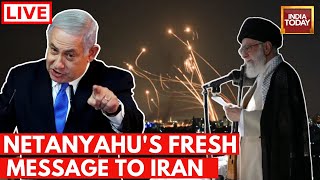 IsraelIran War LIVE Netanyahus Big Warning To Iran  Israel Vs Iran LIVE  World War 3 News LIVE [upl. by Rozalin]