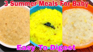 3 Summer Meal For Baby 13 Years  Baby Food Recipes For 13 Years  Healthy Food Bites [upl. by Sophia]