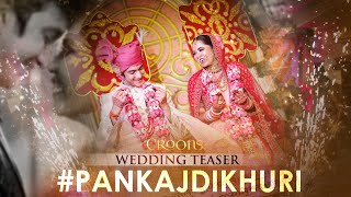 Pankaj ❤ Pankhuri  Wedding Teaser  4K  2024 [upl. by Belak186]