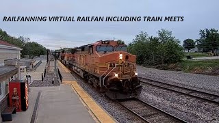 Railfanning Virtual Railfan With Trains Meet [upl. by Phillip397]