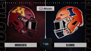 Minnesota V Illinois WEEK 10 YEAR 1 [upl. by Adien]