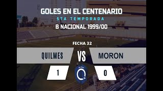 Quilmes 1 Morón 0 B Nacional 199900 TodoslosgolesdelCentenario T5 E14 [upl. by Esir568]