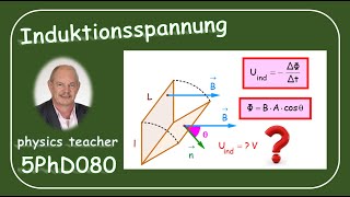 Physik 5PhD080 Induzierte Spannung [upl. by Clancy]