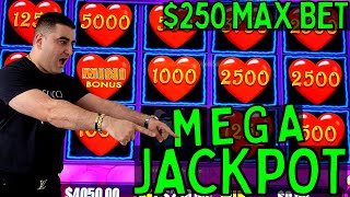 GREATEST JACKPOT On Lightning Link Heart Throb Slot Machine  Las Vegas BIGGEST WINS 2023 [upl. by Atlanta18]