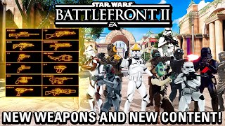 14 NEW Blasters and MORE NEW CONTENT for Star Wars Battlefront 2 Battlefront Plus Battlefront 2 [upl. by Edak]