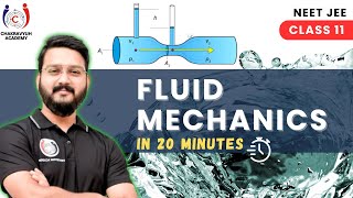 MECHANICAL PROPERTIES OF FLUIDS in 1 Shot  All Concepts Tricks amp PYQs Covered  JEE Main  NEET [upl. by Nytsyrk]