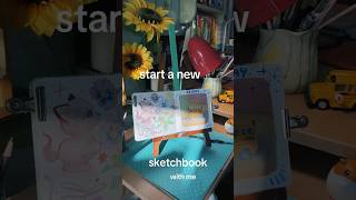 start a new sketchbook with me ✎ [upl. by Enilarak]